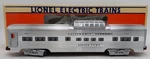 Lionel 6-19126 Gauge California Zephyr "silver Pony" Aluminum Vista Dome Car. Fixed Price $53.29.