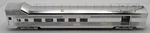 K-line K4630-43482 Santa Fe 21" Hi-level Transition Car #3482 Ex. Fixed Price $886.41.