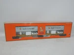 Lionel 6-26908 Apple Computer T.t.u.x. Flatcars Trailers 6300 Spine Train. Fixed Price $99.99.