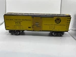 Marx 35461 Pacific Fruit Express Refrigerator Car No Box. Fixed Price $11.00.