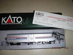 Kato Ho Amtrak Superliner Material Handling Car Ph Iii #1550 Item #35-6101B New!. Fixed Price $122.00.