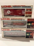 Lionel & O27 Gauge Rolling Stock Cars 6-9415 6-9554 6-9557. Fixed Price $100.00.