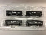 Roundhouse #1293 Scale "p&wv" Bay Offset Hopper 4 Pack. Fixed Price $120.99.