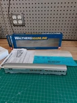 Walthers Ho Santa Fe 85' Budd Baggage Pullman With Wrong Box. Fixed Price $32.00.