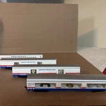 Ho Lionel "american Freedom Train" Passenger 4-CAR Set. Fixed Price $104.99.