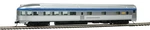 Walthers Mainline 910-30359 Ho Scale 85' Budd Observation Rtr Via Rail Canada. Fixed Price $54.99.