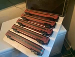 Weaver Scale Gold Edition Rail 20" Pennsylvania 5-CAR Aluminum Passenger Set. Fixed Price $300.00.