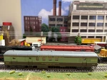 Ho Scale Rivarossi Railway Post Office Rpo Northern Pacific, Green, # 155 - 6442. Fixed Price $14.89.