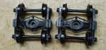 1 Pair Ho Standard "kadee" Freight Car Black Sprung Trucks & Wheels. Mip.. Fixed Price $9.95.
