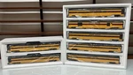 Weaver Scale Aluminum 7 Car Passenger Set Union Pacific Fortyniner 2 Rail Nib. Fixed Price $1399.95.