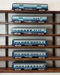 Scale 3 Rail SM229 Williams Deluxe Santa Fe 72 Madison Passenger 6 Car Set. Fixed Price $435.95.