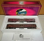 Mth O-gauge MT-4118 Illuminated Scale Madison Combine/diner Car Set Ob. Fixed Price $159.95.