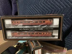 Southern Pacific Lines 2 Car Set Artiulated Chair/chair Mth Ho Scale New Oop. Fixed Price $340.00.