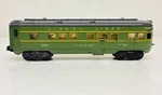 Lionel Postwar Hillside Lighted Observation Passenger Car 2401. Fixed Price $24.95.