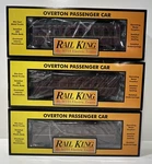 (3) Mth Rail King 30-6431 Pennsylvania Overton Coach Cars Gauge Prr. Fixed Price $239.99.