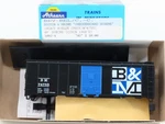 Ho Scale Athearn Bev-bel Kit 1002-4 B&m "checkerboard" 40' Steel Box Car #74755. Fixed Price $22.95.