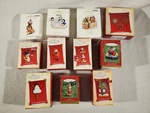 Hallmark Keepsake Ornaments Choose Two Box With Writing. Fixed Price $16.95.