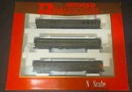 Arnold Rivarossi 0524 Sante Fe Passenger 3-CAR Set Scale See Details!. Fixed Price $79.99.