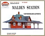 Malden Station Building Kit 'n' Scale Model Power New Sealed 1524. Fixed Price $34.47.
