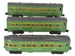 Lionel 2400S Vintage Green/gray Passenger Car Set: 2400, 2401, 2402 (set Of 3). Fixed Price $200.19.