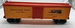 Lionel Reefer Box Car O/O27 Gauge Joshua Cowan #6-19528 N.i.b.. Fixed Price $34.49.