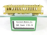 Overland Models Brass OMI-3176 HON3 Scale C&s Colorado Southern Coach #70-73. Fixed Price $250.00.