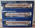 Rapido 128528 Ho Cdot As Delivered Comet Commuter Coaches Cab Car 3 Pack. Fixed Price $404.99.