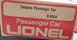 Lionel Tacoma Passenger Car 6-9504 (T460). Fixed Price $20.99.