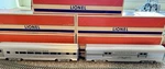 Lionel O-gauge 6-19165 Super Chief 4-CAR Aluminum Passenger Set Plus Extra. Fixed Price $269.00.