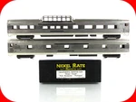 Ho Scale Brass *california Zephyr* Dome Roomette, Cb&q,wp,d&rgw - Nickel Plate. Fixed Price $104.95.
