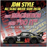1X Jdm Style Unique Waterslide Decals All Scale Custom You Diecast Car # 481-487. Fixed Price $10.99.