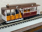 City Cable Car - "san Francisco Style" Trolly Dc Powered Ho Scale New Rare. Fixed Price $165.95.