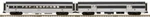 Mth Premier 70' Streamlined Ribbed Baggage & Coach Passenger #20-69197 New Haven. Fixed Price $180.00.