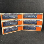 Vintage Lionel Fallen Flag Wabash Train Car Full Passenger Set #8610 7227-7232. Fixed Price $449.99.