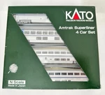 Kato Scale 1063516 Amtrak Superliner Phase Ivb 4-CAR Set. Fixed Price $179.99.
