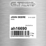 AH16690 Rake Fits John Deere (surplus Open Box). Fixed Price $197.15.