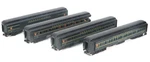 Williams By Bachmann P.r.r. Broadway Limited Passenger & Rpo Car 4-PACK, Gauge. Fixed Price $185.00.