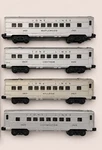 Lionel Gauge Silver Passenger Car Lot 2421 2422 2423 2429 + Boxes. Fixed Price $249.99.