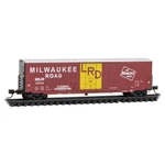 Milwaukee Road Lrd 50' Standard Box Car Micro-trains Mtl 181 00 370 Scale. Fixed Price $32.95.