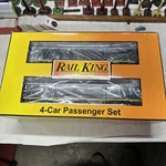 Mth Rail King- 4-CAR Streamlined Passenger Set Kansas City Southern Kcs-. Fixed Price $199.99.