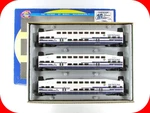 Ho Scale ***metrolink** 10TH Anniversary Set, Cars #630, 109, 145 --athearn 2580. Fixed Price $264.95.