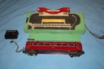 American Flyer #K766 Animated Guilford Station W/#975 Coach Car. Working. Fixed Price $71.95.