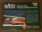 Kato Scale 106-082 Milwaukee Road "olympian Hiawatha" 9 Car Set W/display. Fixed Price $475.00.