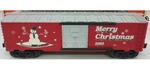 Lionel Christmas 2002 Boxcar 6-36243 Gauge Train Holiday Snowman. Fixed Price $35.00.