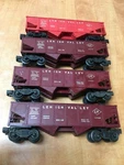 Lionel Trains Lv Lehigh Valley Hoppers (2) 6456 Maroon & 6476 Red. Fixed Price $39.99.