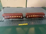 Lionel Train Lighted Metal 6443 Observation 2442 Pullman Passenger Cars Lotn. Fixed Price $77.95.