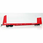 Rapido Ho Scale Canadian Pacific Rail Action Red Marine Industries Bulkhead Flat. Fixed Price $285.99.