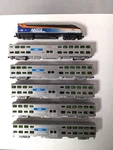 Kato #176-9105 Metra Diesel With #106-8702 Car Passenger Set Scale C-8. Fixed Price $324.99.
