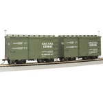 Bachmann 26556 18' Wood Boxcar U.S.A.#122047/122105 W/murphy Roof (2) ON30 Scale. Fixed Price $59.99.