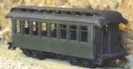 ON3/ON30 Wiseman SM-112 Really Short Coach Open Platform Passenger Car Kit. Fixed Price $79.95.
